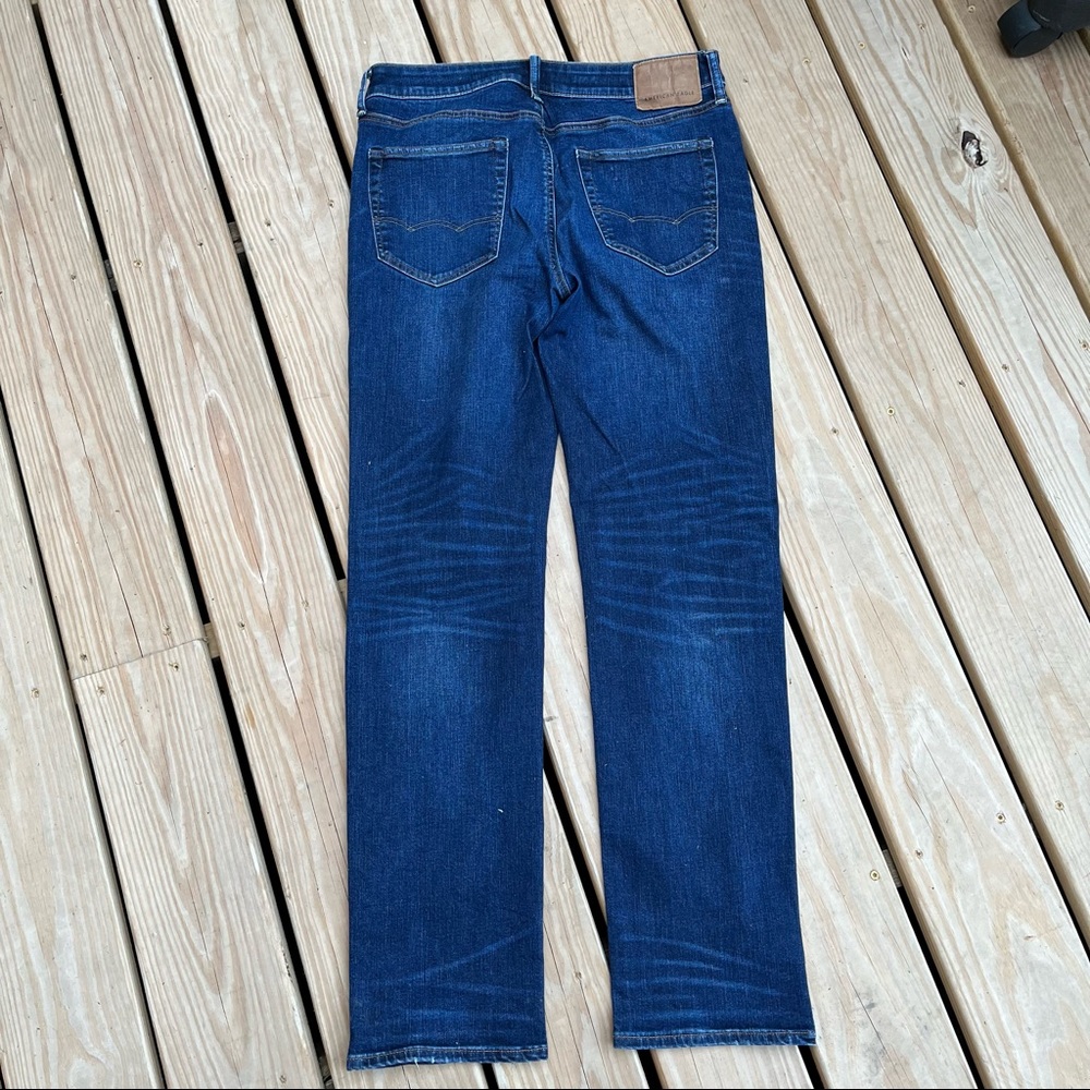 American Eagle jeans. 32x34. Dark denim. Straight leg